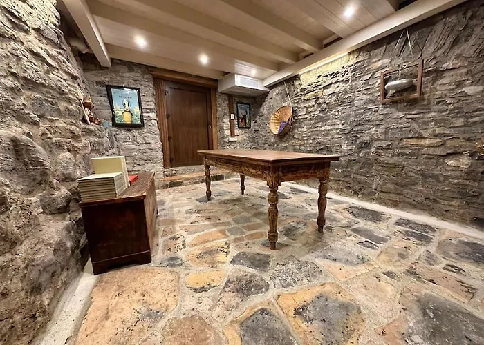 Romantic Stone With Amazing View Of And Oleandra